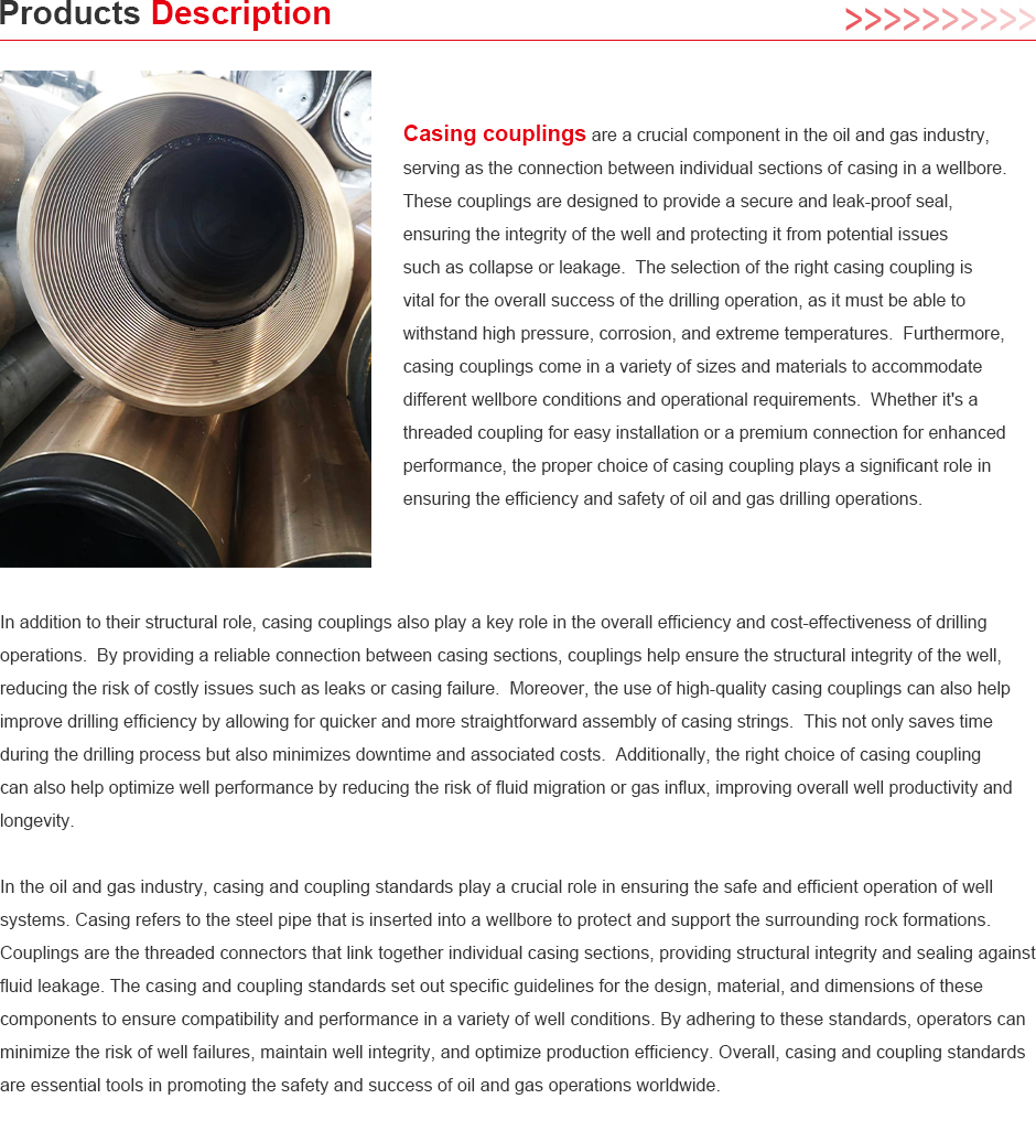 tubing products